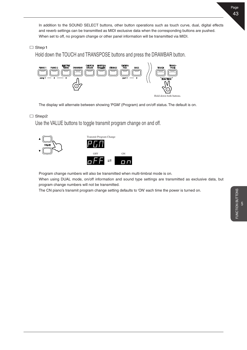 Kawai CN31 User Manual | Page 43 / 58