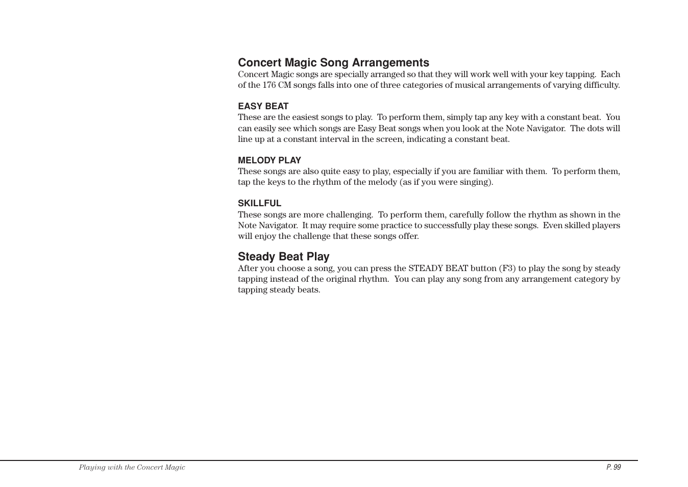 Kawai Concert Performer Series Digital Piano CP117 User Manual | Page 105 / 180