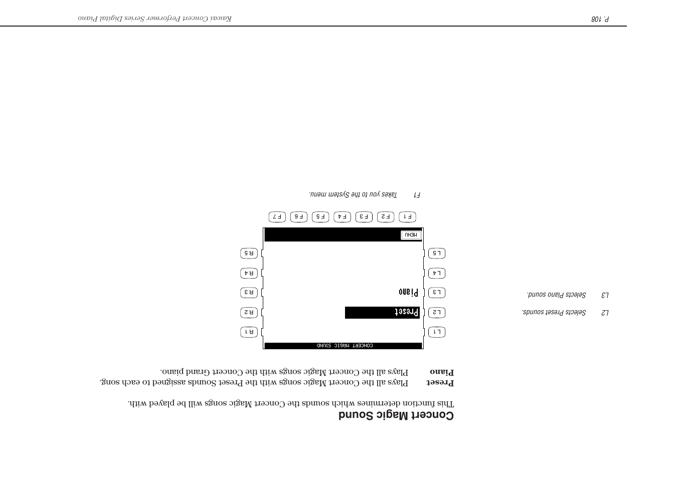 Concert ma gic sound | Kawai Concert Performer Series Digital Piano CP117 User Manual | Page 114 / 180