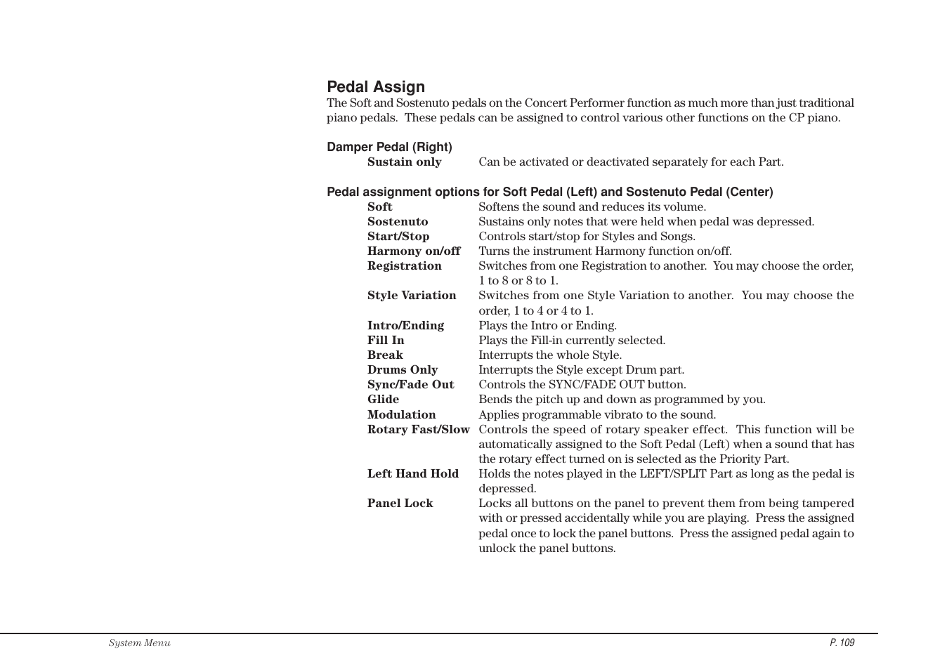 Kawai Concert Performer Series Digital Piano CP117 User Manual | Page 115 / 180