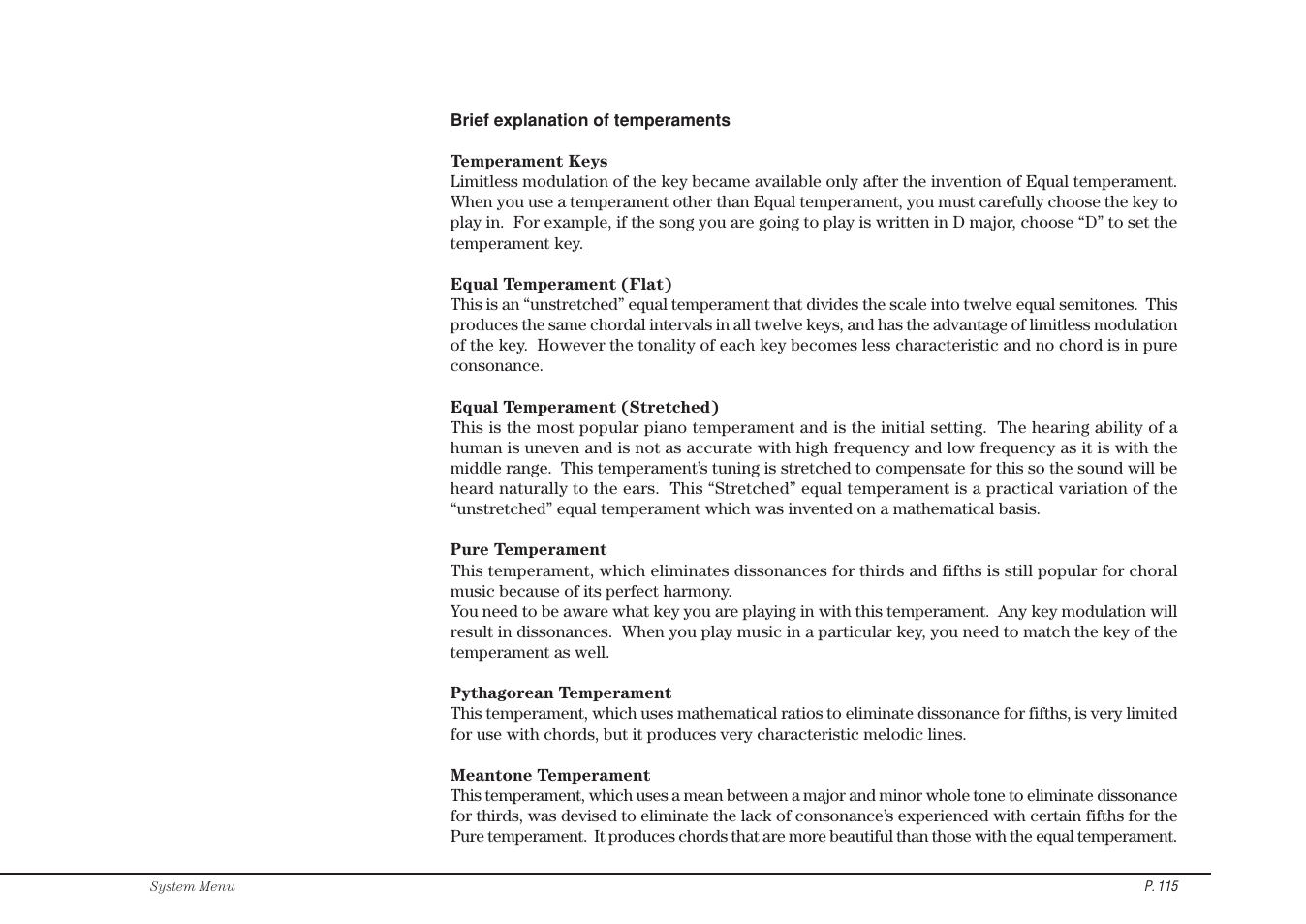 Kawai Concert Performer Series Digital Piano CP117 User Manual | Page 121 / 180