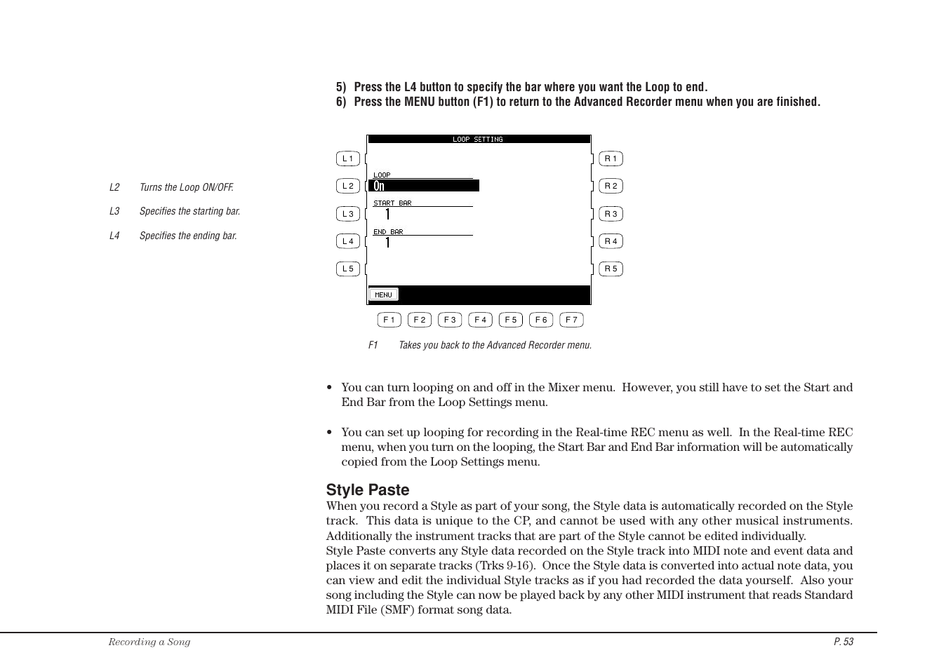 Style paste | Kawai Concert Performer Series Digital Piano CP117 User Manual | Page 59 / 180