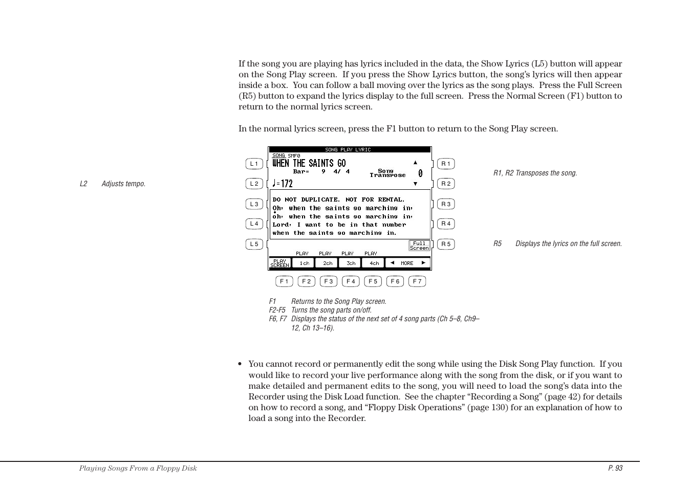 Kawai Concert Performer Series Digital Piano CP117 User Manual | Page 99 / 180