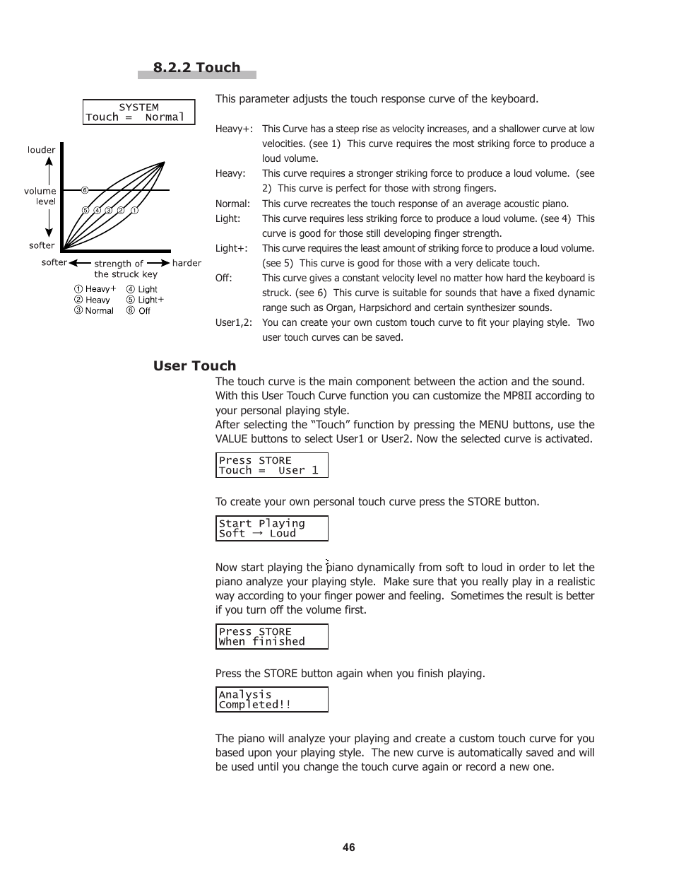 Kawai Professional Stage Piano MP8II User Manual | Page 46 / 76