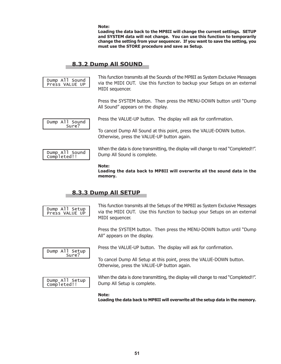 Kawai Professional Stage Piano MP8II User Manual | Page 51 / 76