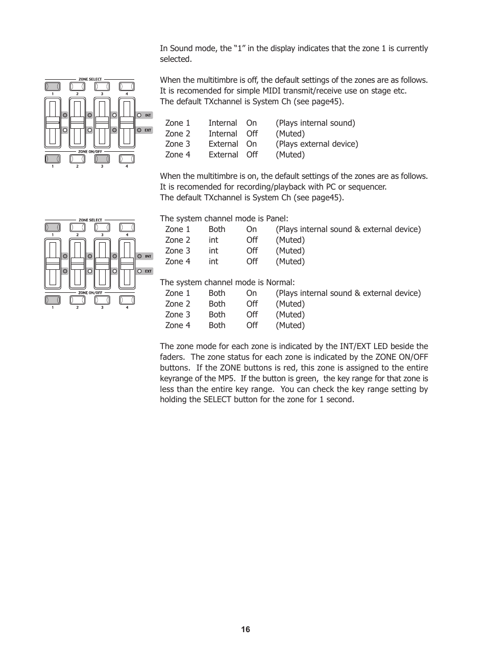 Kawai Stage Piano MP5 User Manual | Page 16 / 76