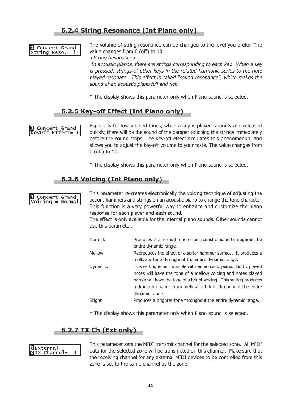 Kawai Stage Piano MP5 User Manual | Page 34 / 76