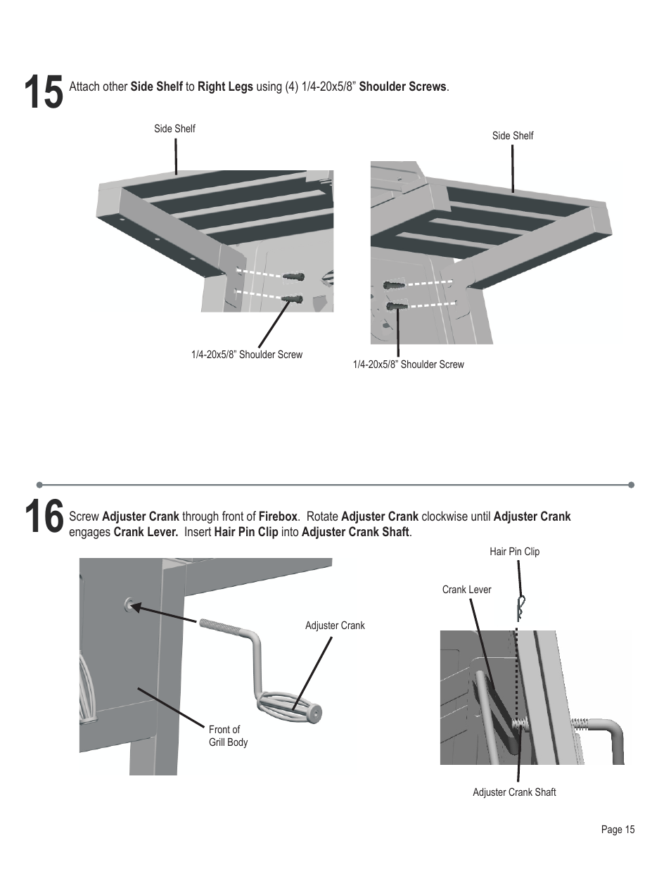 Kingsford 11301648 User Manual | Page 15 / 20