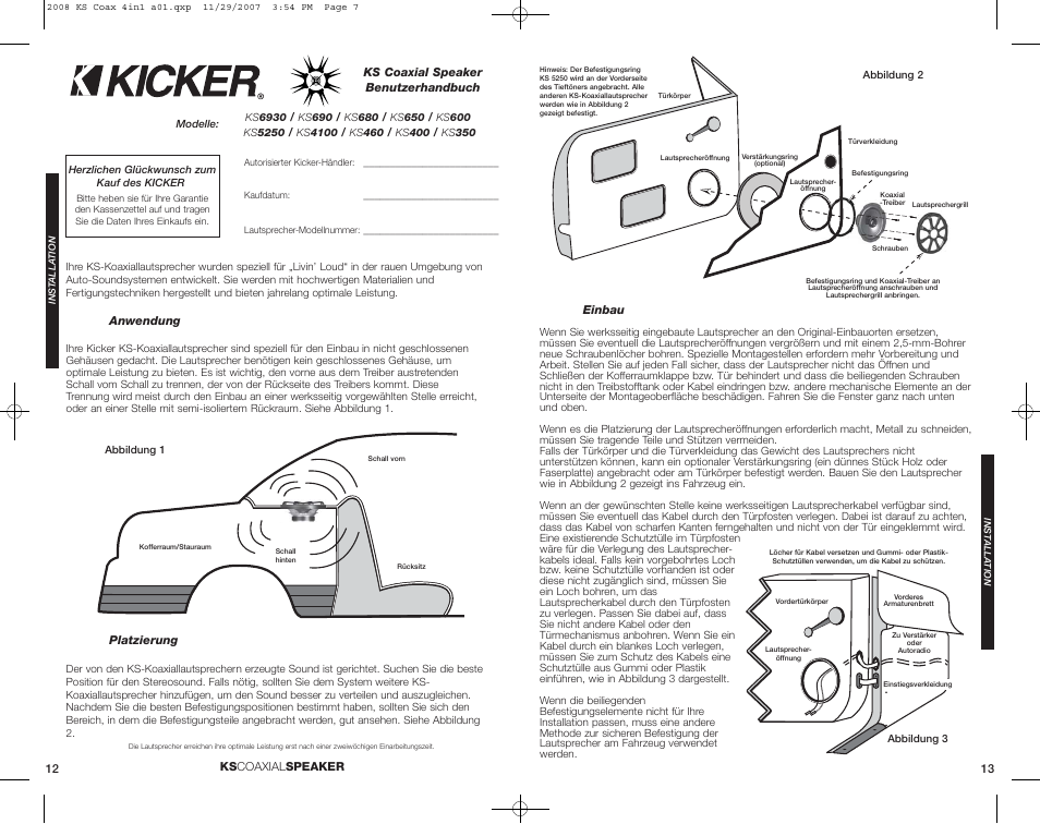 Kicker KS350 User Manual | Page 7 / 12