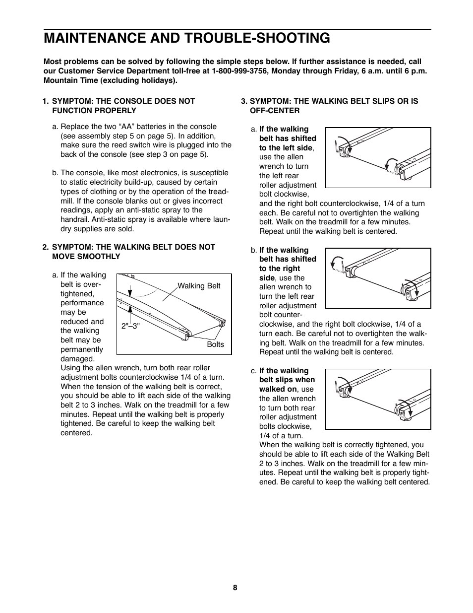 Maintenance and trouble-shooting | Kathy Ireland Home WLTL23180 User Manual | Page 8 / 12