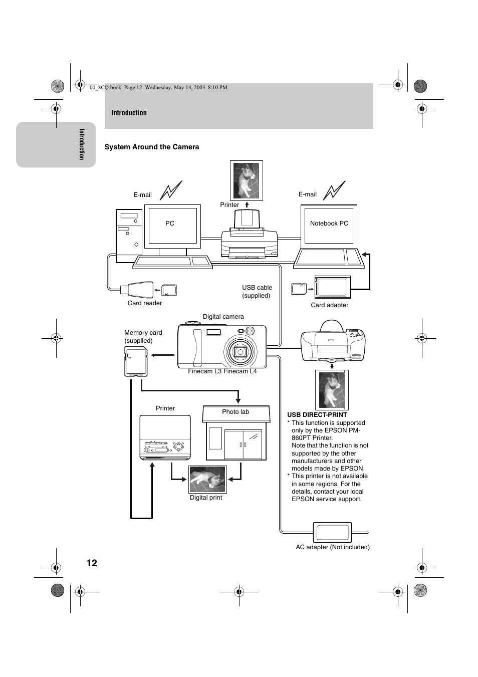 Kyocera Finecam L4 User Manual | Page 12 / 106