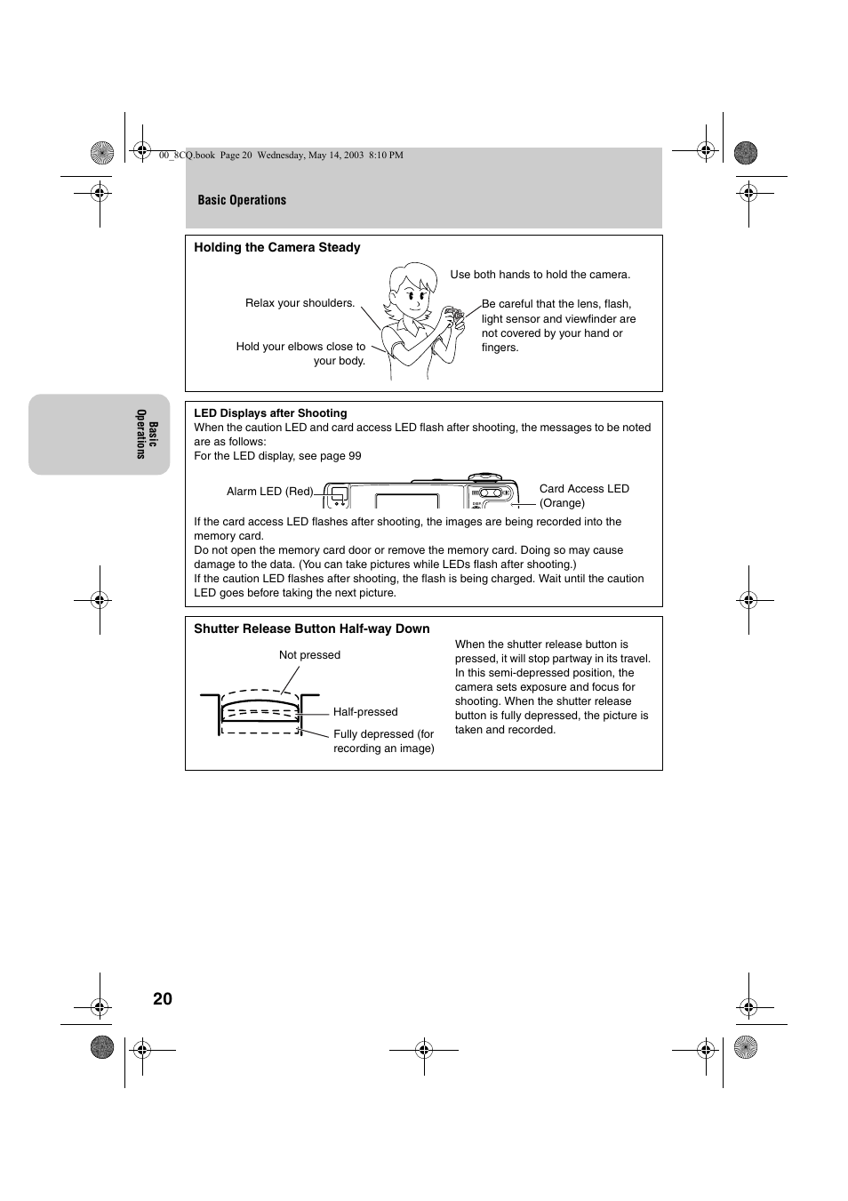 Kyocera Finecam L4 User Manual | Page 20 / 106