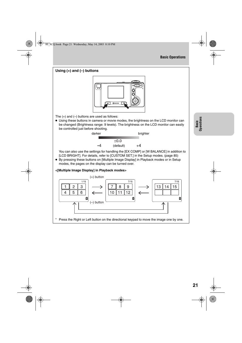 Kyocera Finecam L4 User Manual | Page 21 / 106