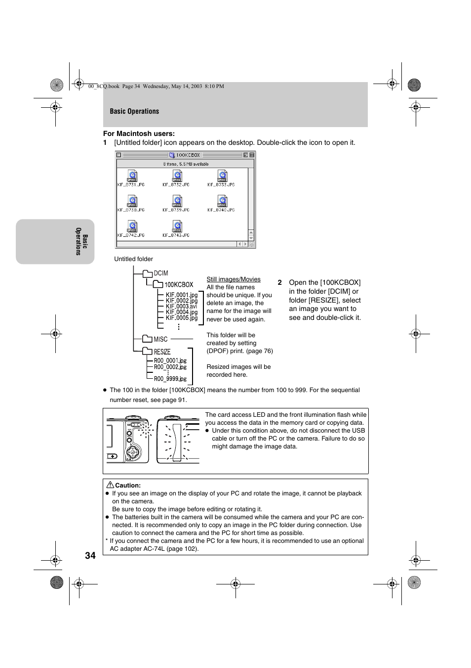 Kyocera Finecam L4 User Manual | Page 34 / 106