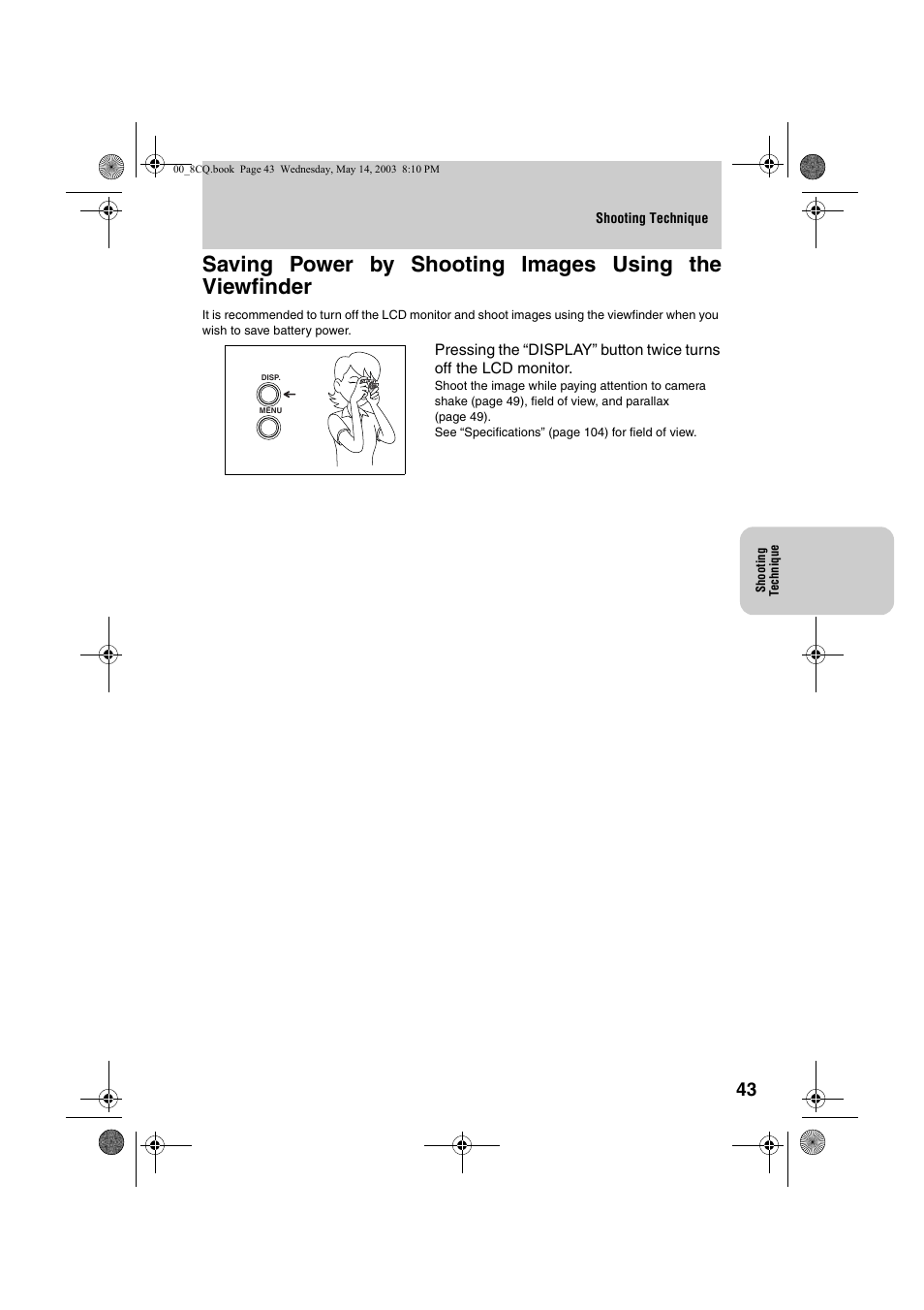 Kyocera Finecam L4 User Manual | Page 43 / 106