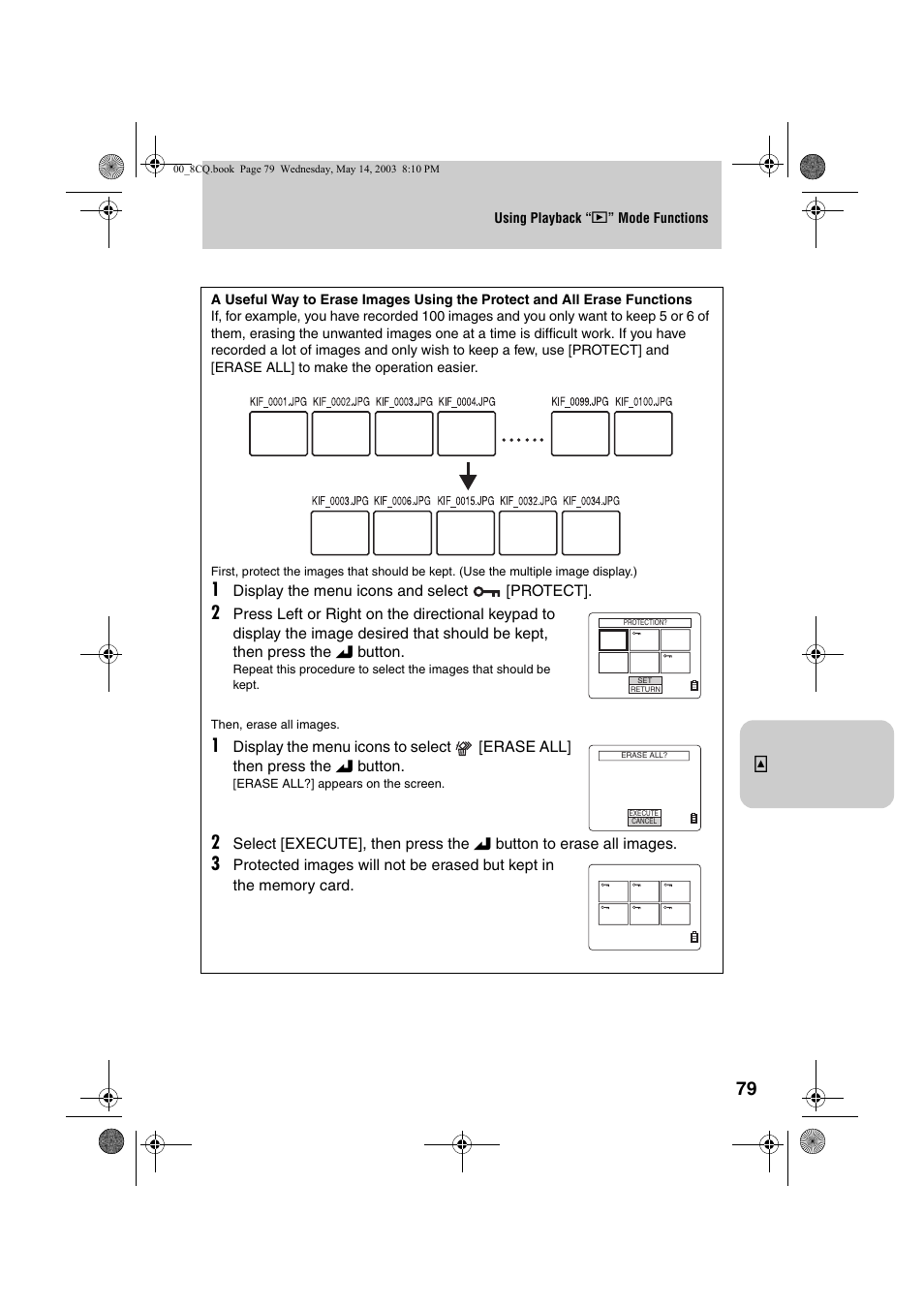 Kyocera Finecam L4 User Manual | Page 79 / 106