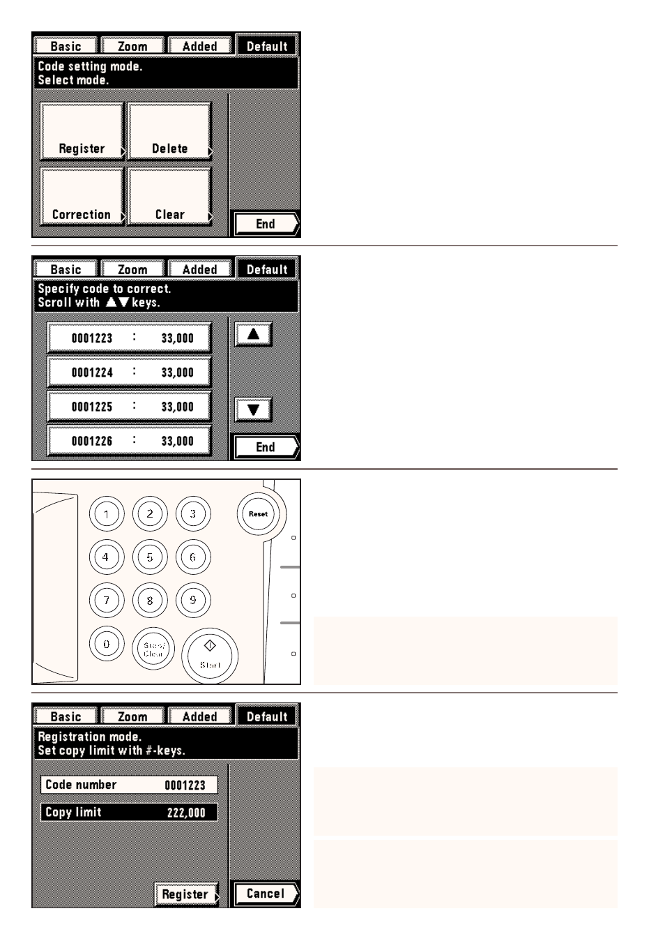 Altering limits | Kyocera 4230 User Manual | Page 130 / 226
