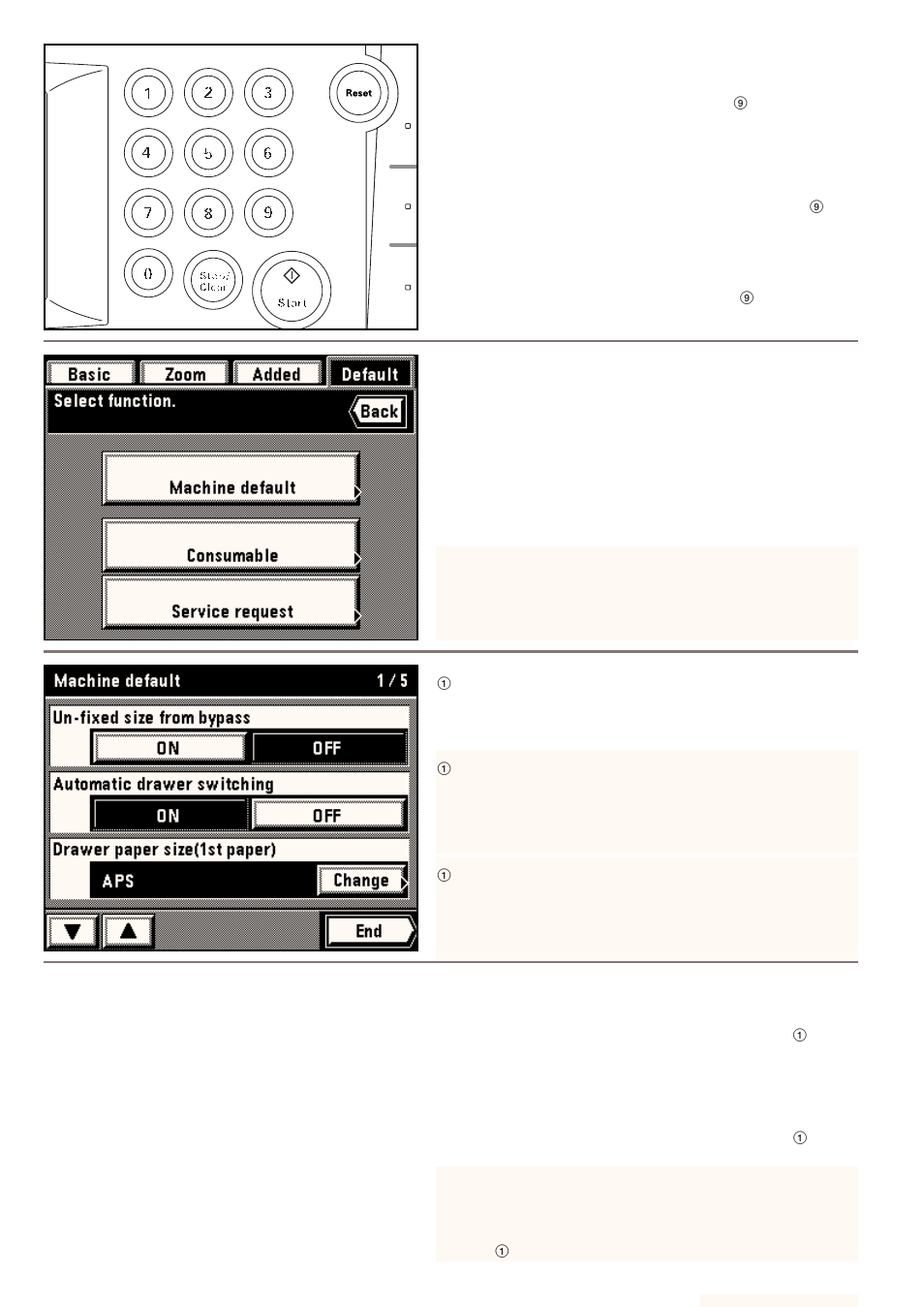 How to set each mode, 1 un-fixed size from bypass | Kyocera 4230 User Manual | Page 156 / 226