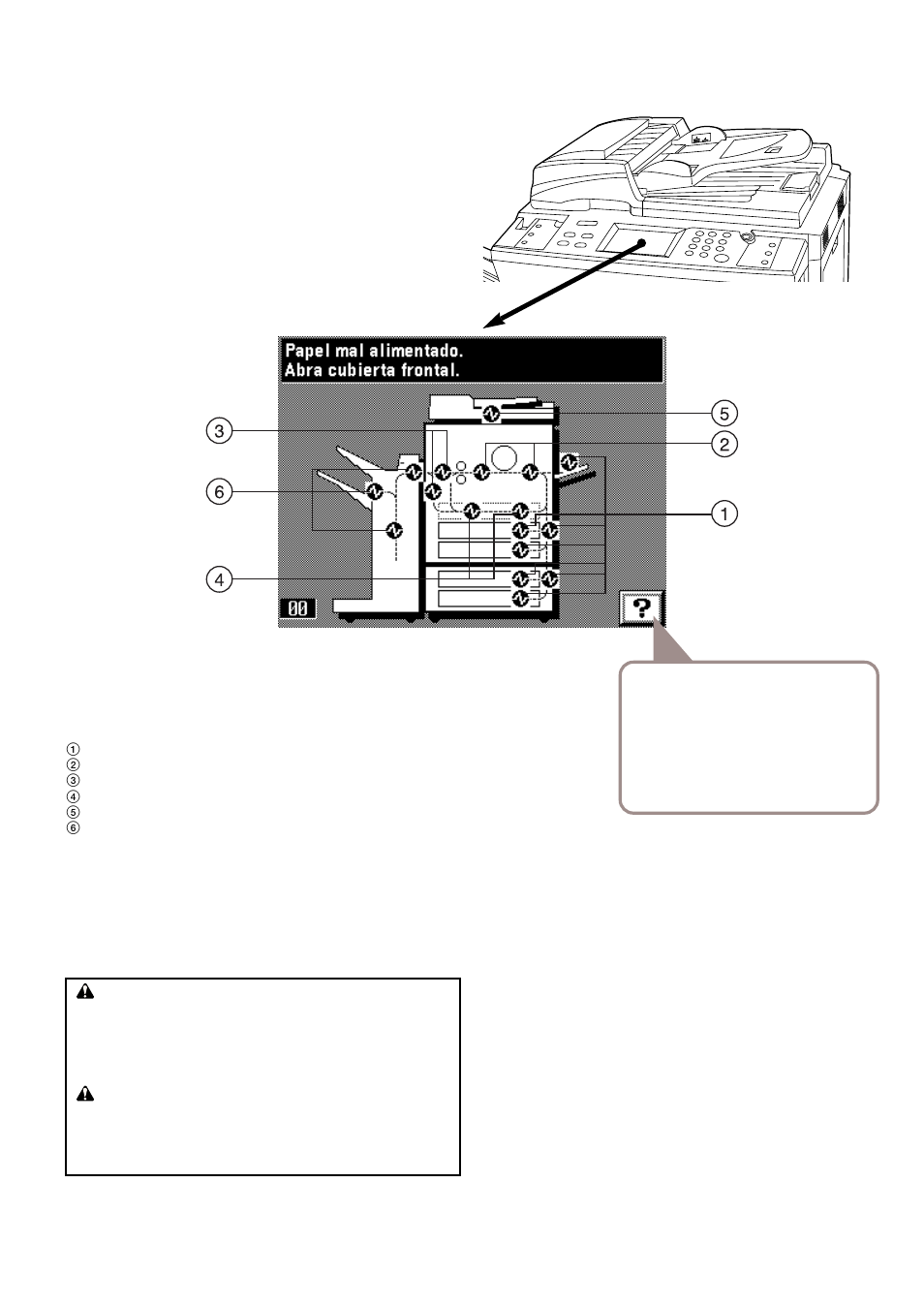 Cuando se produce un atasco del papel | Kyocera 4230 User Manual | Page 181 / 226