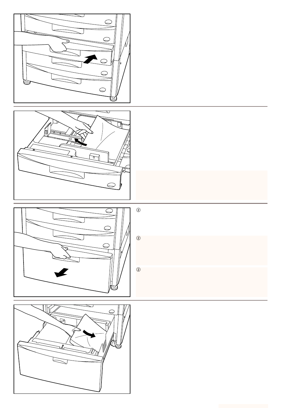 2 loading paper into the deck | Kyocera 4230 User Manual | Page 38 / 226