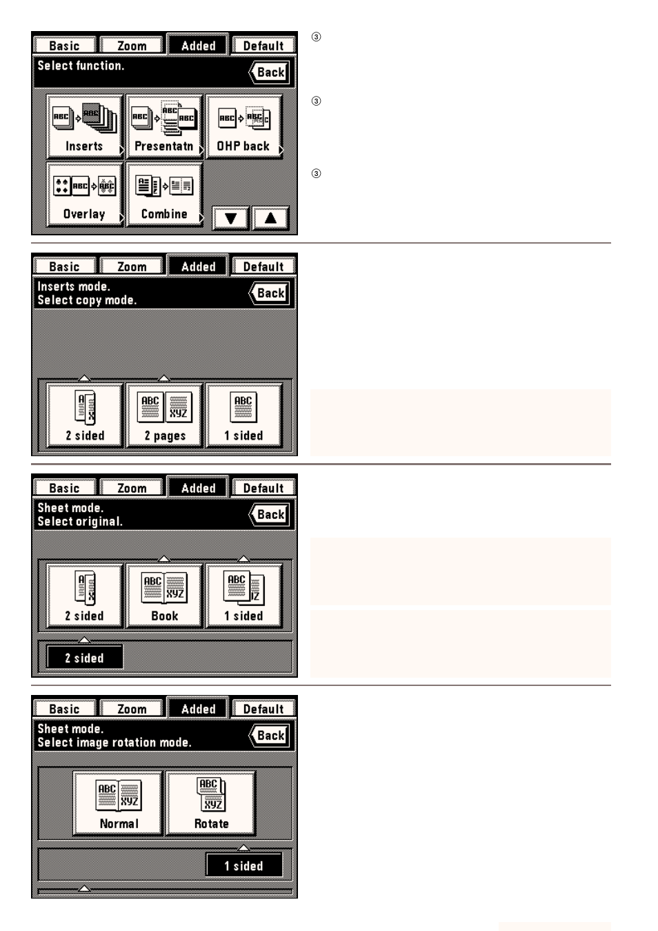 3 how to make copies in the sheet mode | Kyocera 4230 User Manual | Page 76 / 226