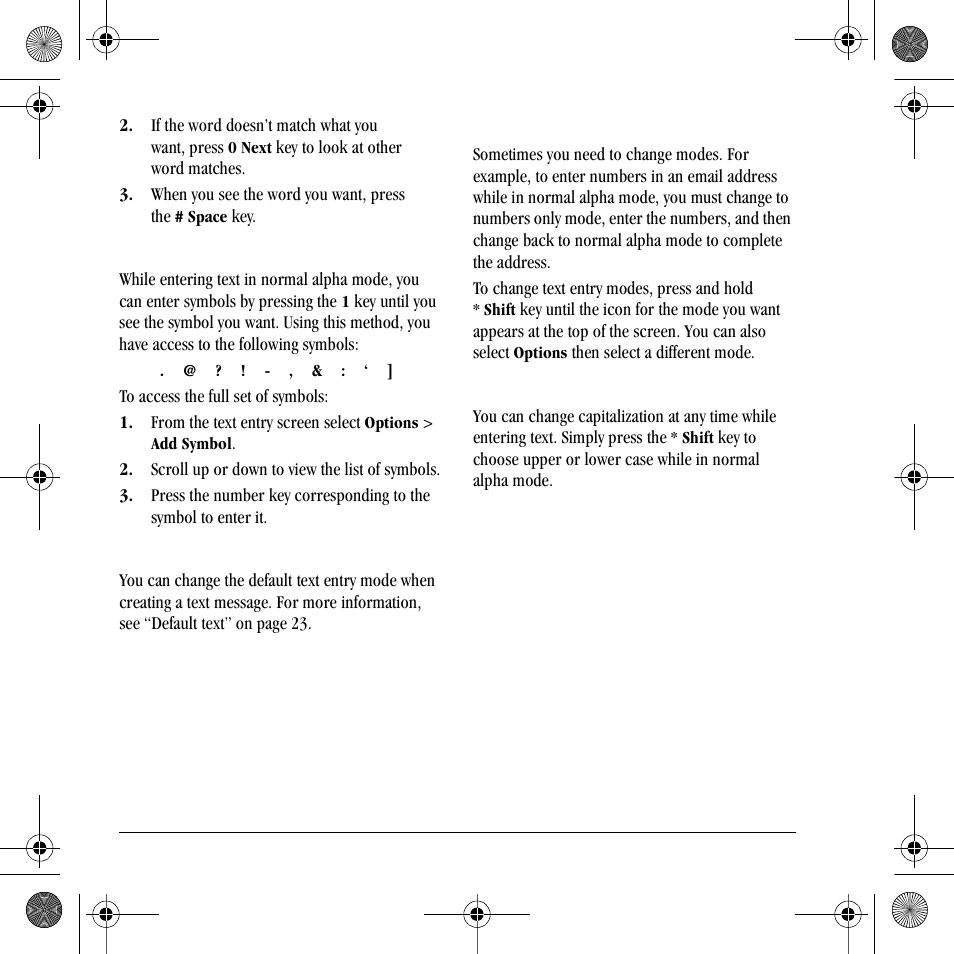 Kyocera S2410 User Manual | Page 22 / 72