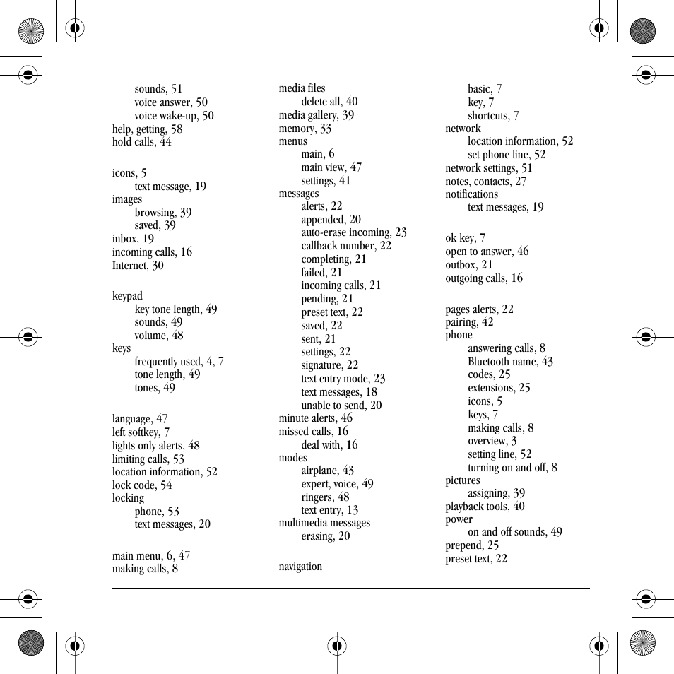 Kyocera S2410 User Manual | Page 69 / 72