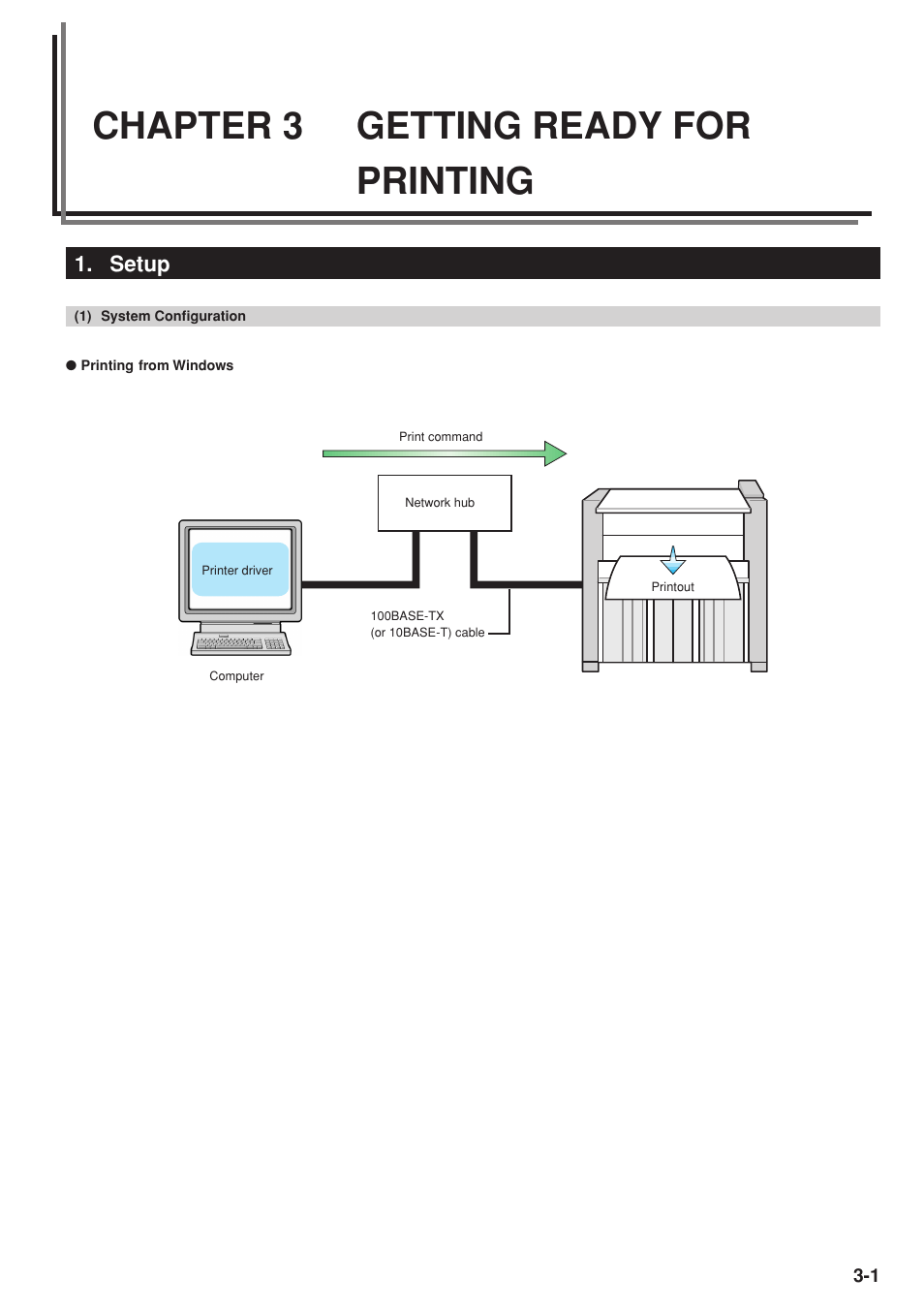 Chapter 3 getting ready for printing | Kyocera KM-P4845w User Manual | Page 19 / 68