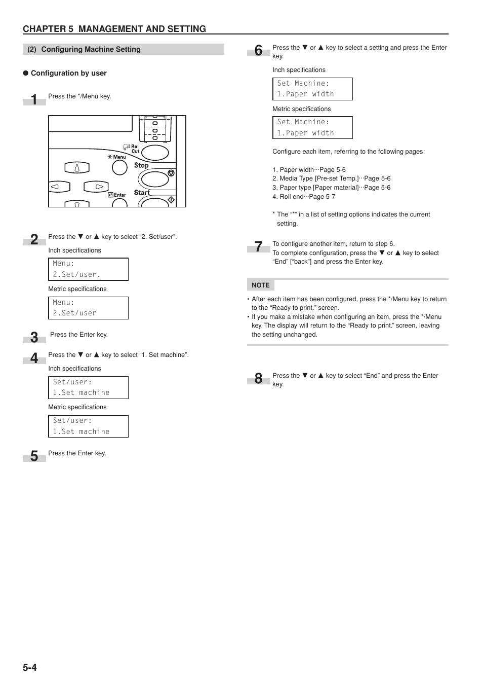 Kyocera KM-P4845w User Manual | Page 38 / 68