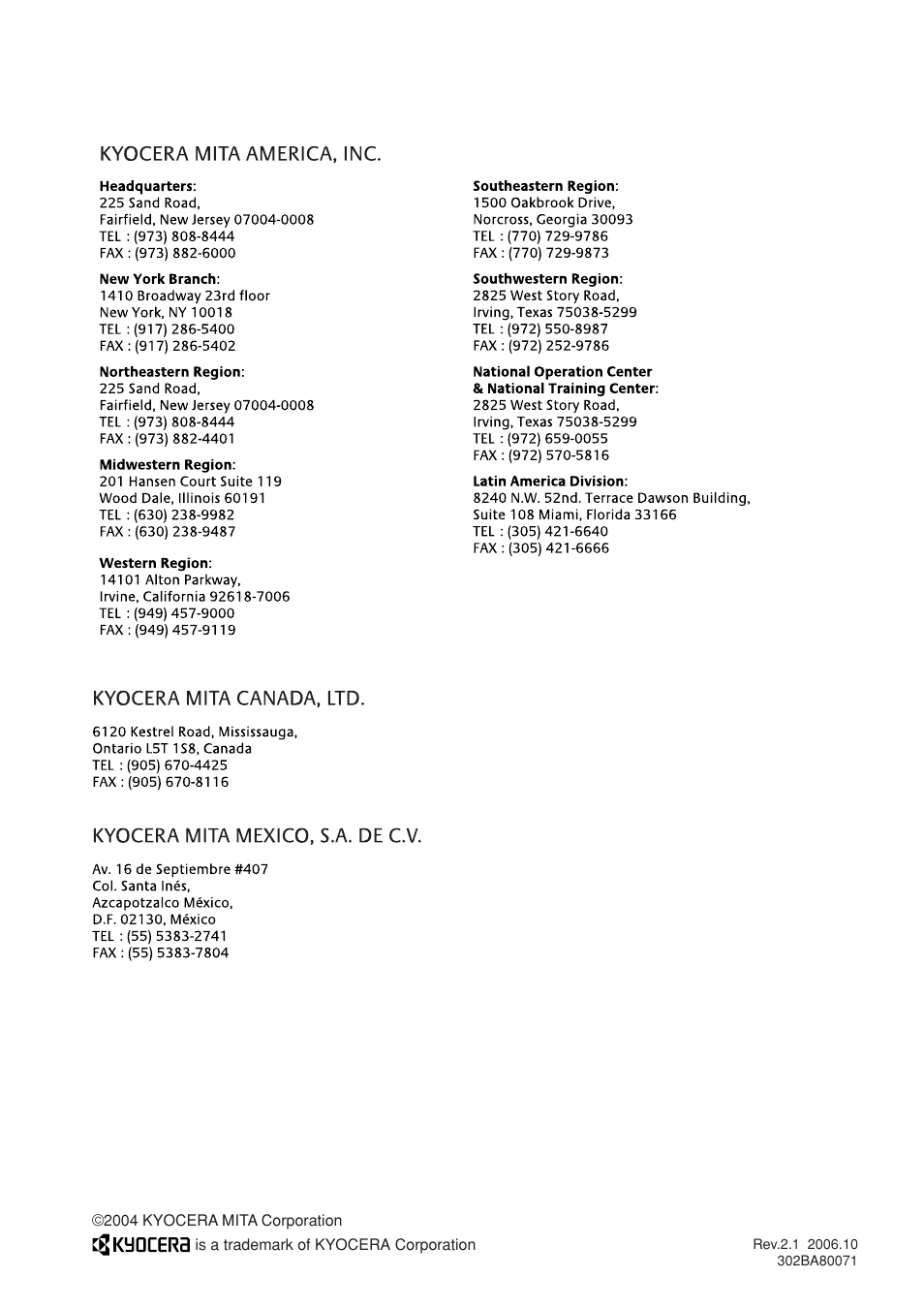 Kyocera KM-P4845w User Manual | Page 68 / 68