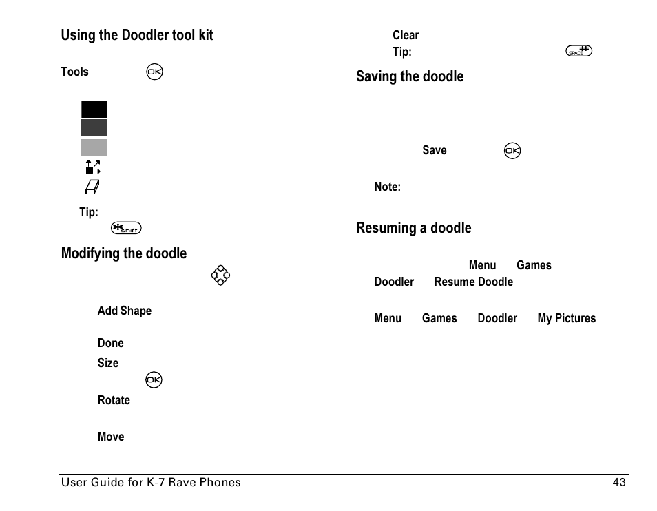 Kyocera Rave K-7 User Manual | Page 51 / 56