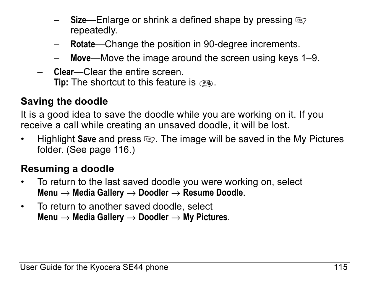 Kyocera Angel SE47 User Manual | Page 137 / 148