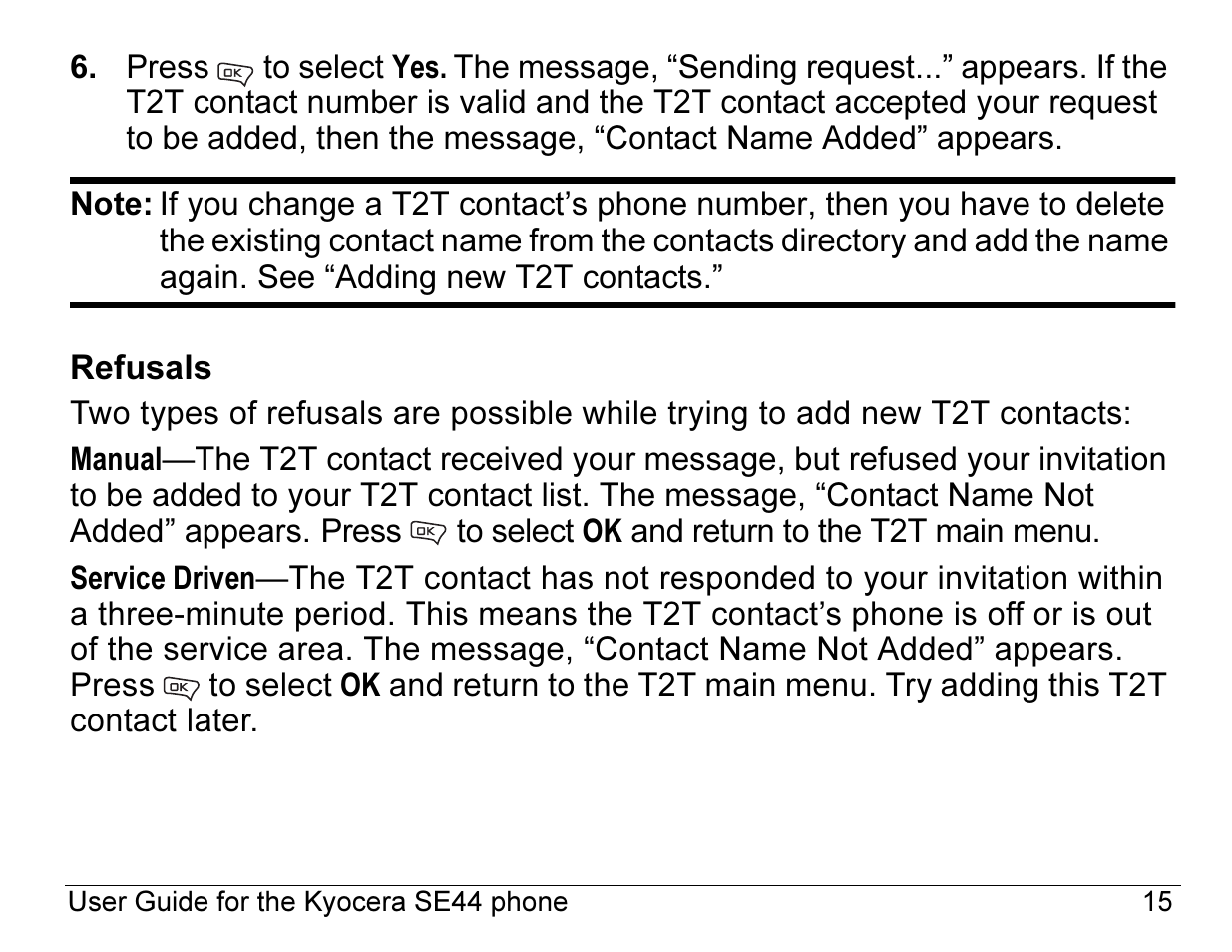 Kyocera Angel SE47 User Manual | Page 37 / 148