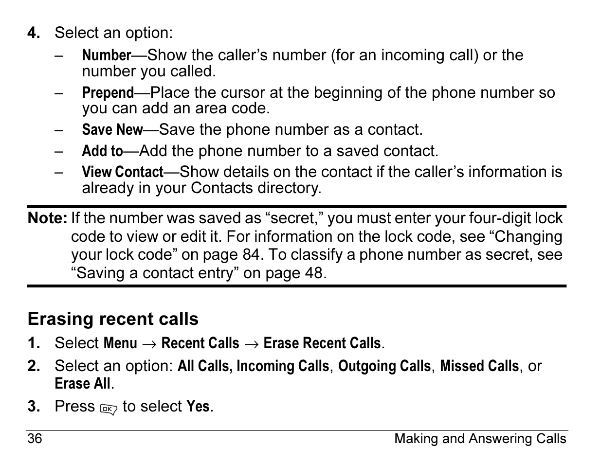 Kyocera Angel SE47 User Manual | Page 58 / 148