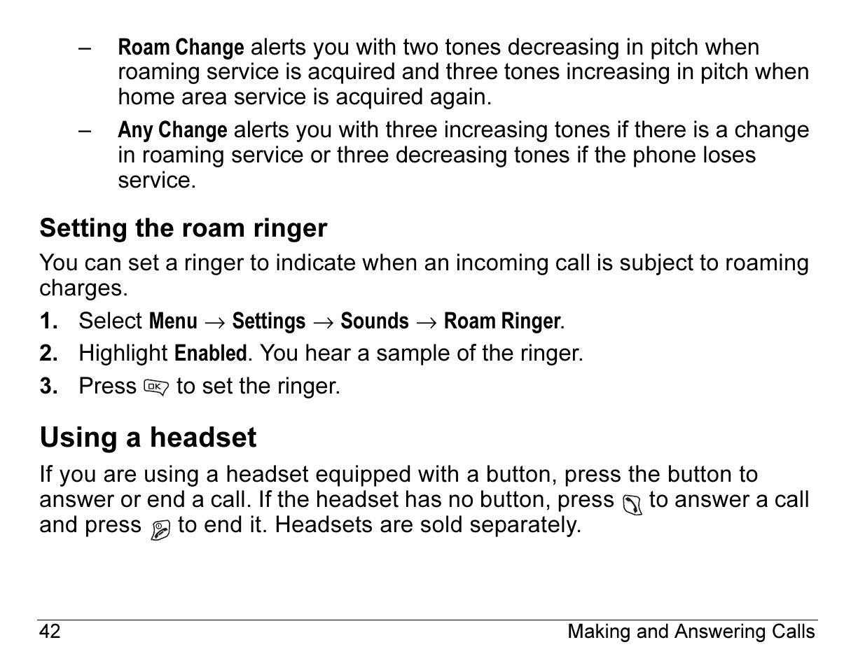 Using a headset | Kyocera Angel SE47 User Manual | Page 64 / 148