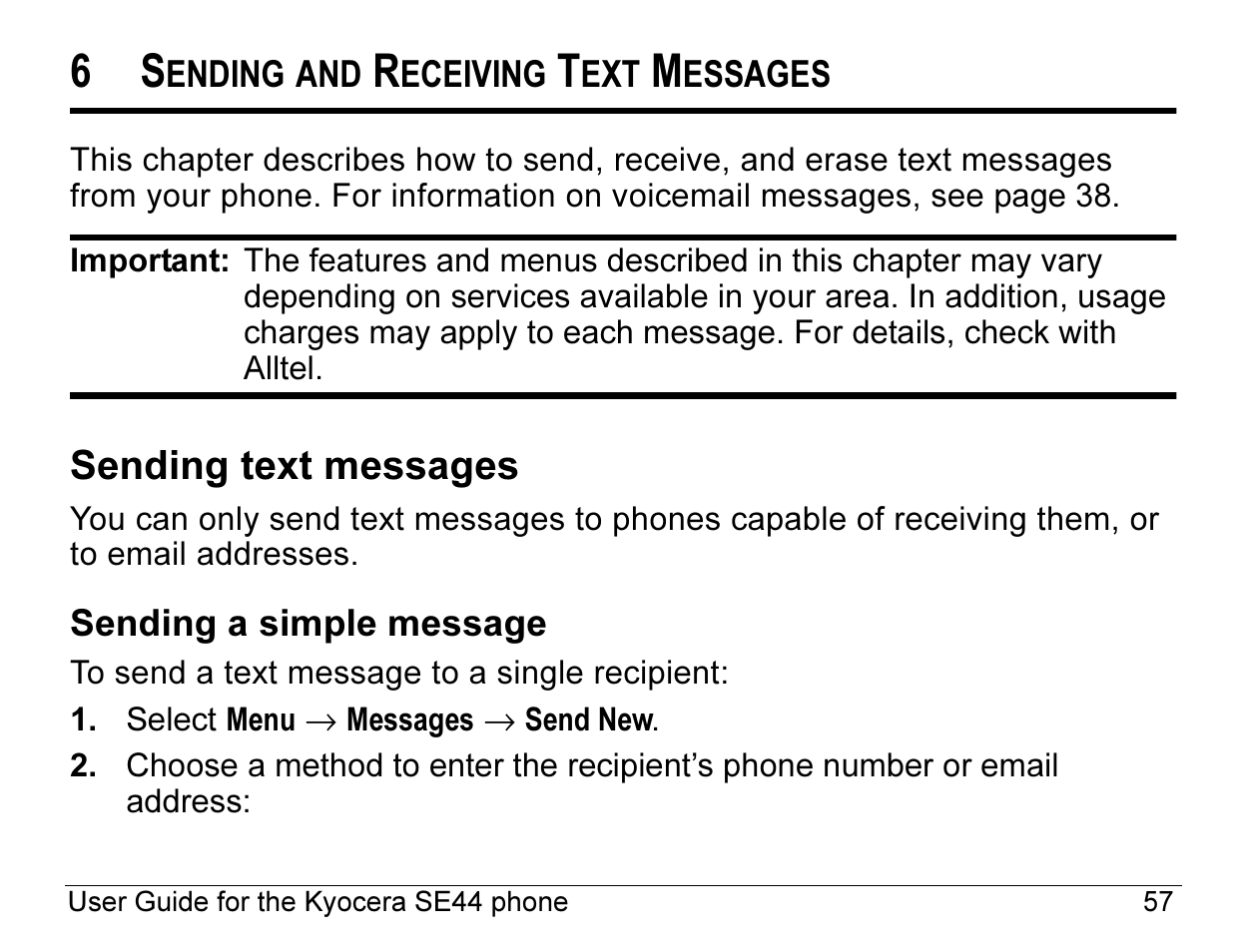 Kyocera Angel SE47 User Manual | Page 79 / 148