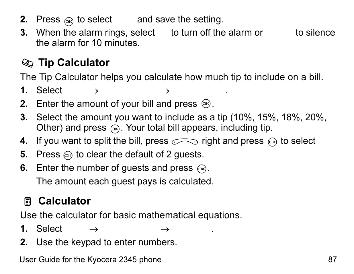 Kyocera 2345 User Manual | Page 107 / 120