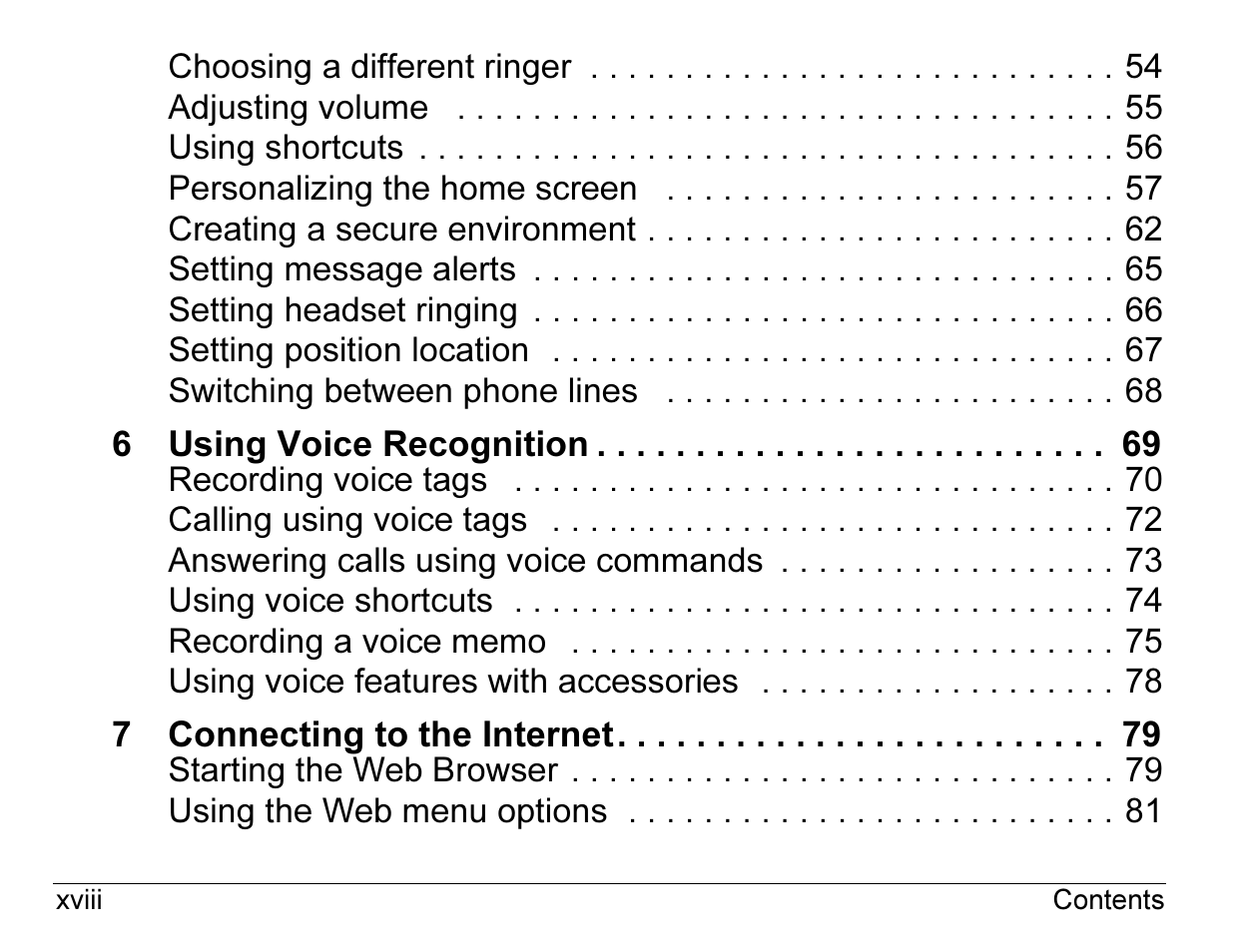 Kyocera 2345 User Manual | Page 18 / 120