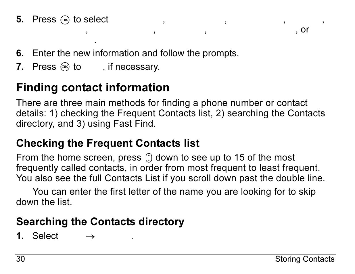 Finding contact information | Kyocera 2345 User Manual | Page 50 / 120