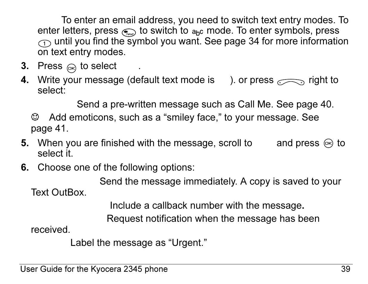 Kyocera 2345 User Manual | Page 59 / 120