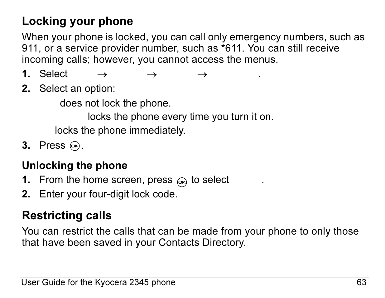 Kyocera 2345 User Manual | Page 83 / 120