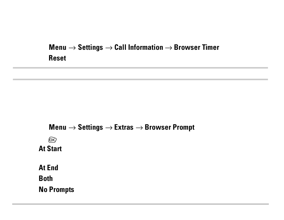 Checking use amounts, Changing the browser prompt | Kyocera S14 User Manual | Page 108 / 123