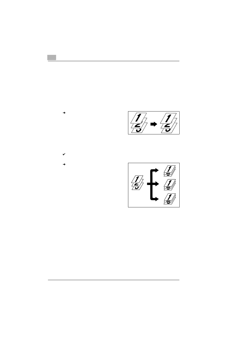 2 finishing (“sort” and “group” settings) | Kyocera KM-C1530 User Manual | Page 120 / 280
