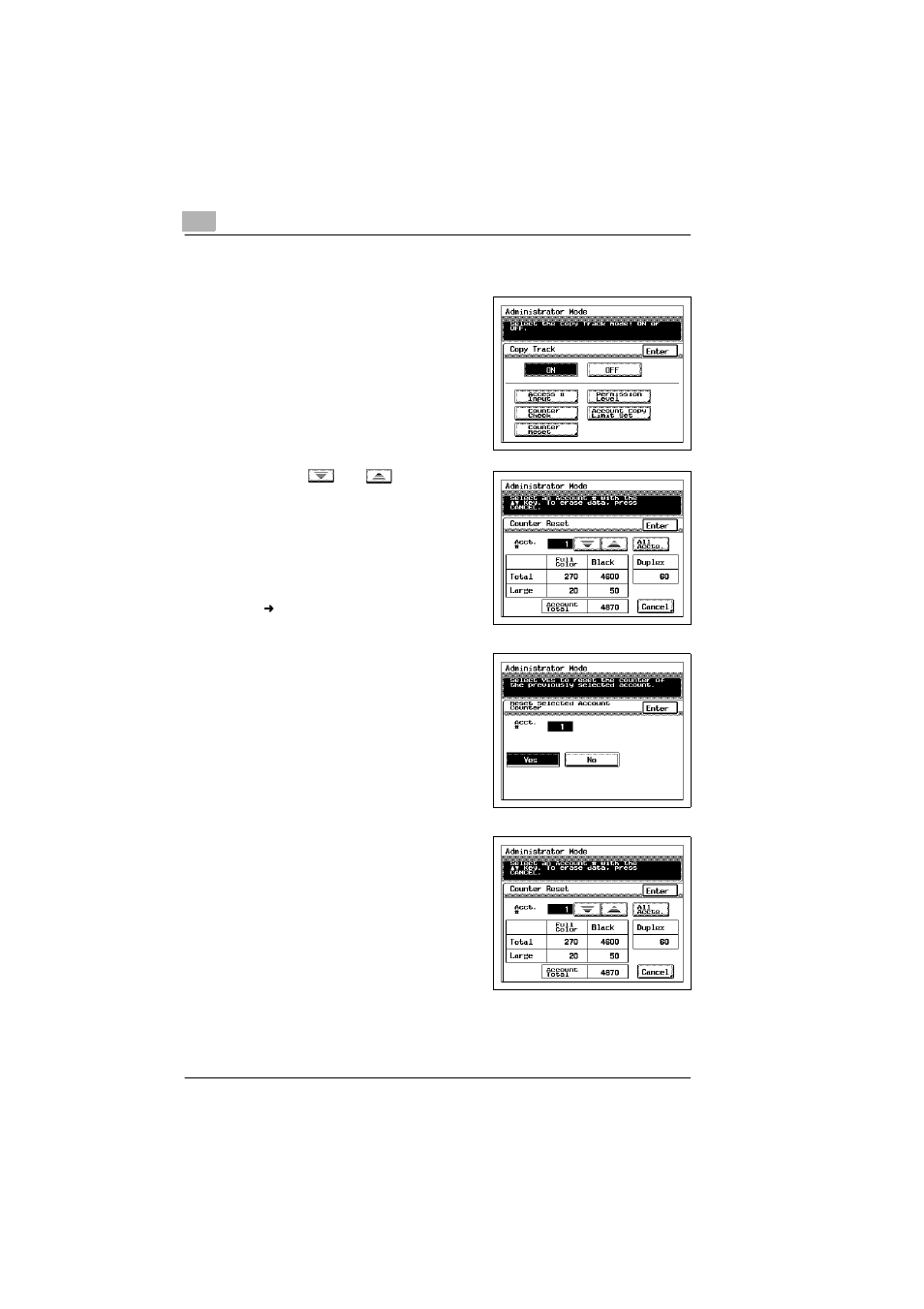 To reset the counters for each account -8 | Kyocera KM-C1530 User Manual | Page 178 / 280