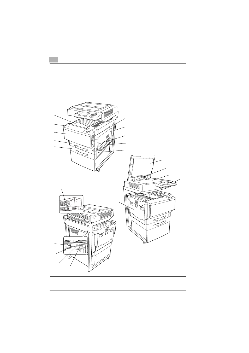 3 parts names and their functions | Kyocera KM-C1530 User Manual | Page 32 / 280