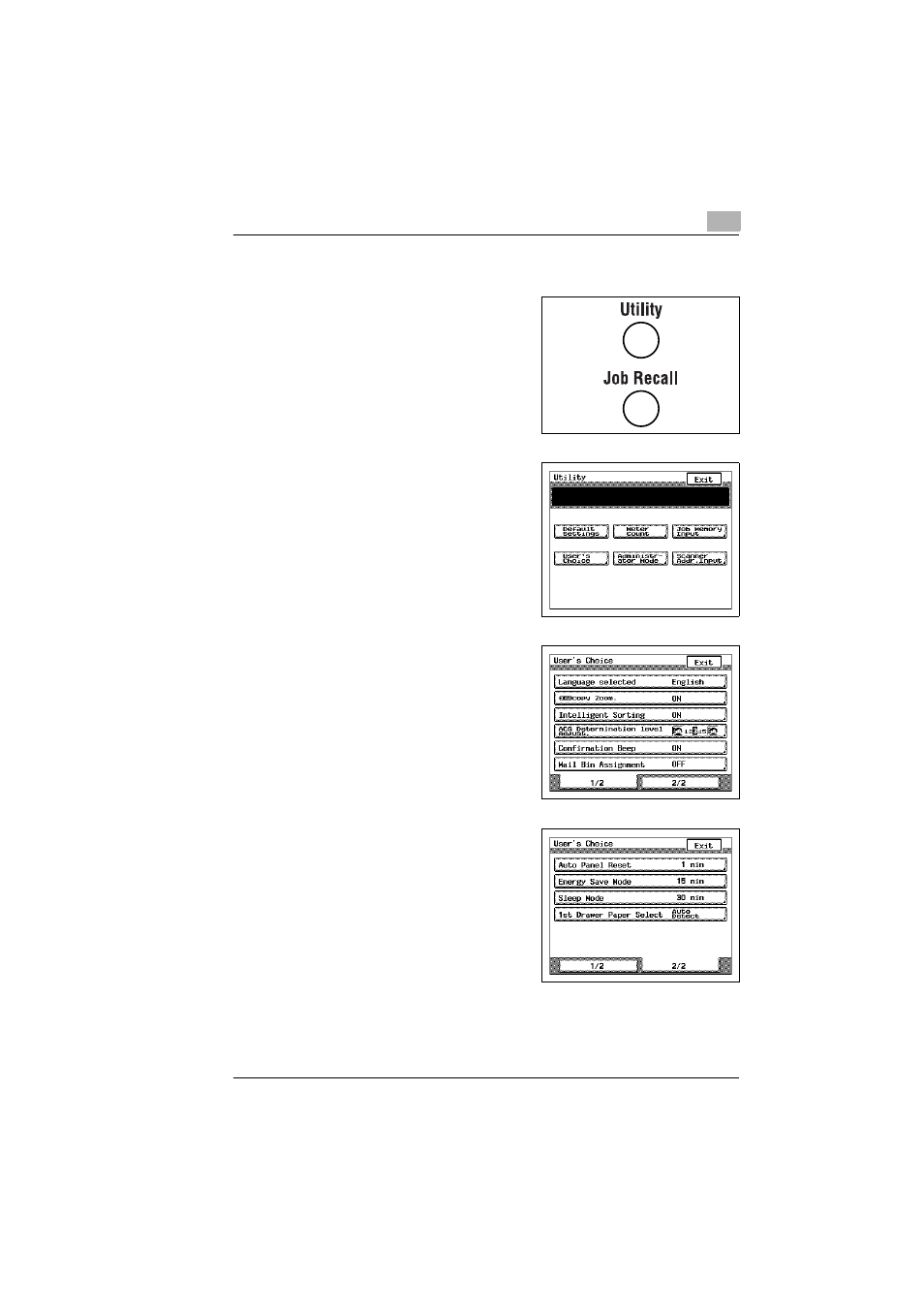 To set the paper size for the 1st drawer -11 | Kyocera KM-C1530 User Manual | Page 63 / 280