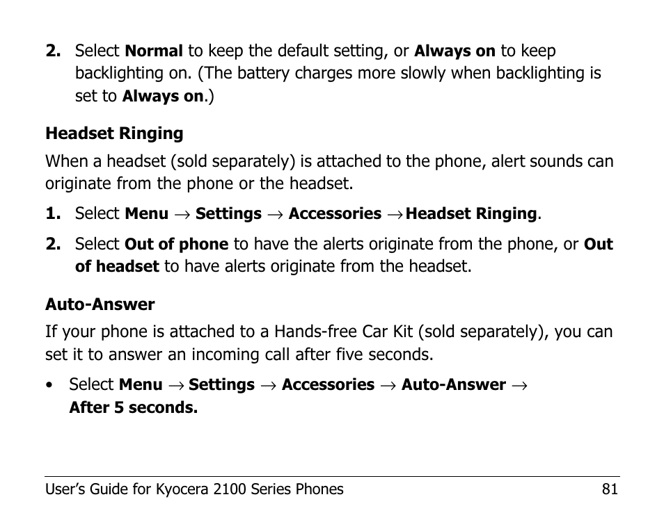 Kyocera 2100 Series User Manual | Page 101 / 123