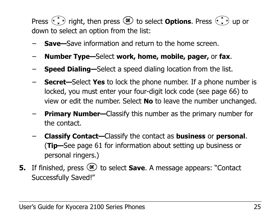 Kyocera 2100 Series User Manual | Page 45 / 123