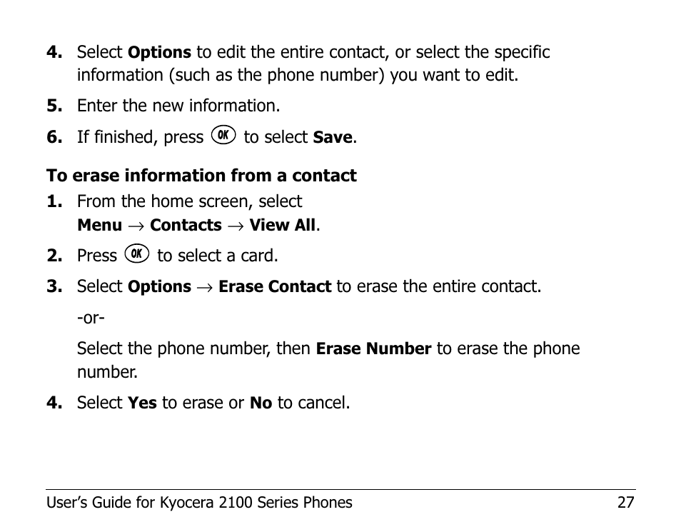 Kyocera 2100 Series User Manual | Page 47 / 123