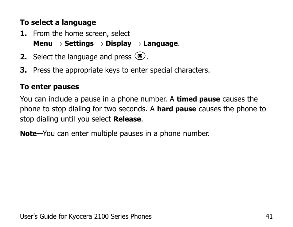 Kyocera 2100 Series User Manual | Page 61 / 123